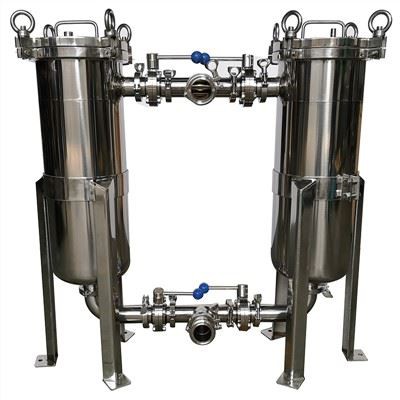 Кућиште филтера за дупле вреће од нерђајућег челика